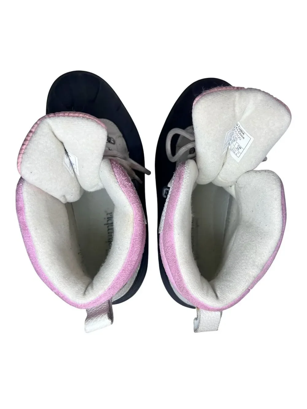 Columbia Bugabootoo Pink Cream Waterproof Winter Hiking Boots | Gorpcore Size W7